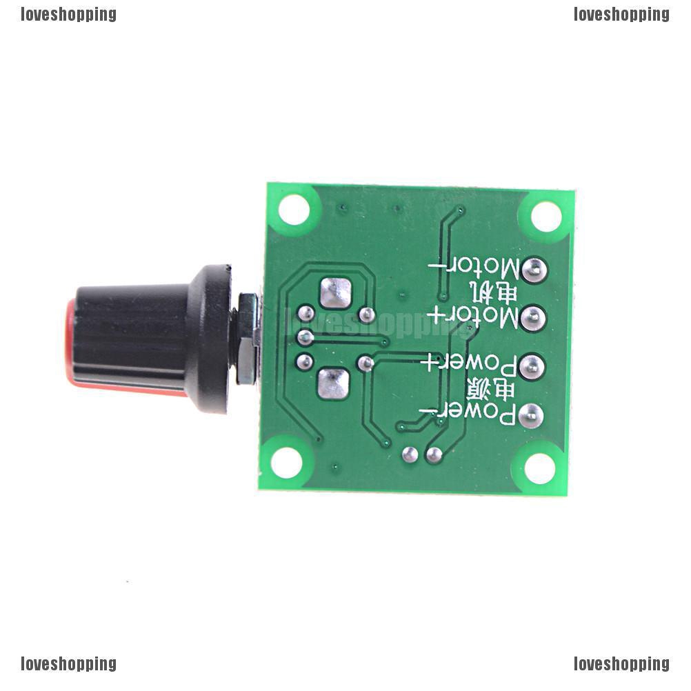 LOVE 1.8V 3V 5V 6V 12V 2A Low Voltage Motor Speed Controller PWM 1803B M216