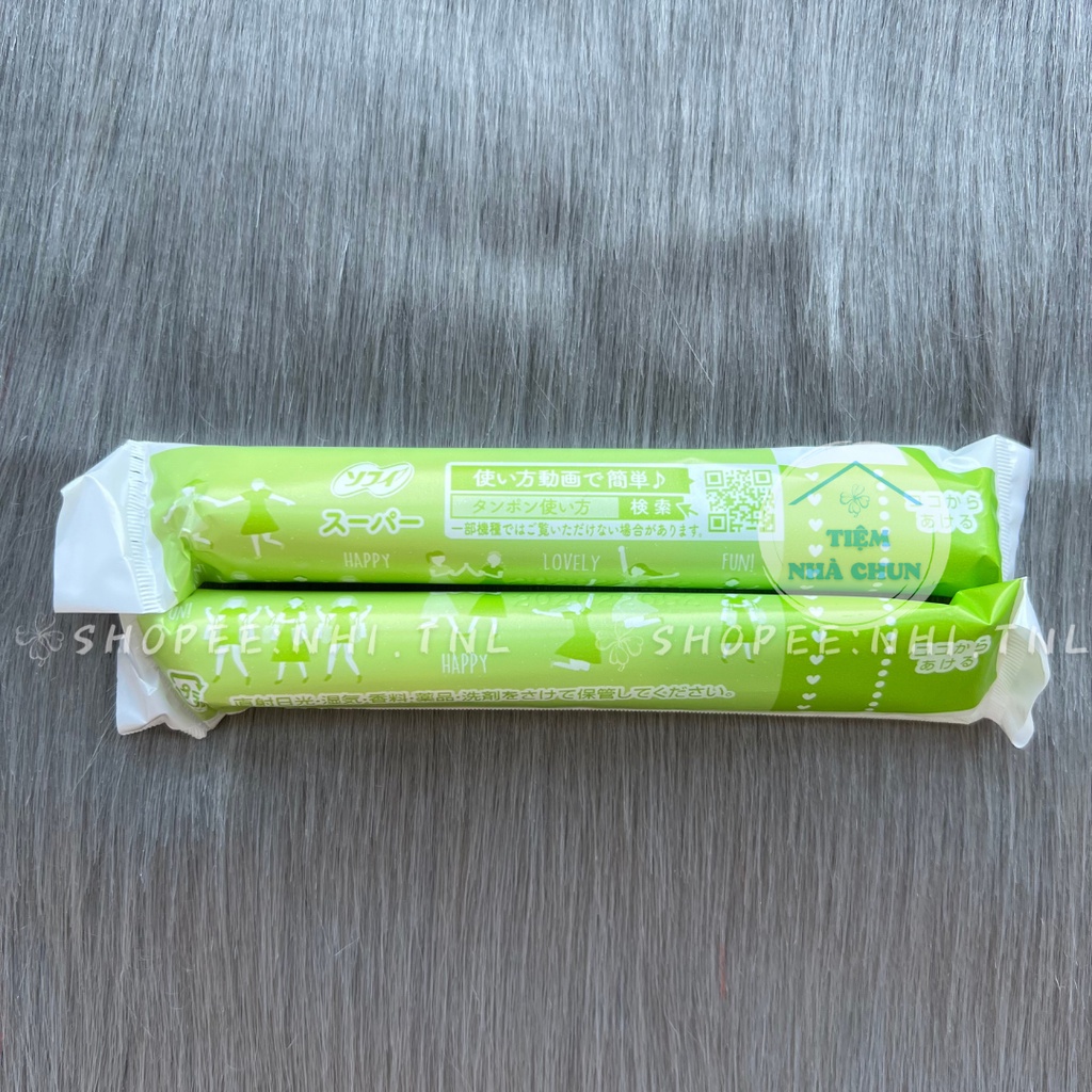 BỘ 5 GÓI Băng Vệ Sinh Sofy Soft Tampon Super Siêu Thấm Nhật Bản Gói 9 Ống - HÀNG NHẬP KHẨU CHÍNH HÃNG