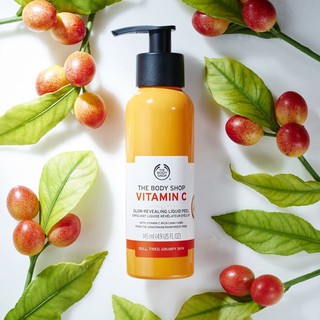 Tẩy Tế Bào Chết Vitamin C dạng kì Glow-Revealing Liquid Peel 145ML - The body Shop