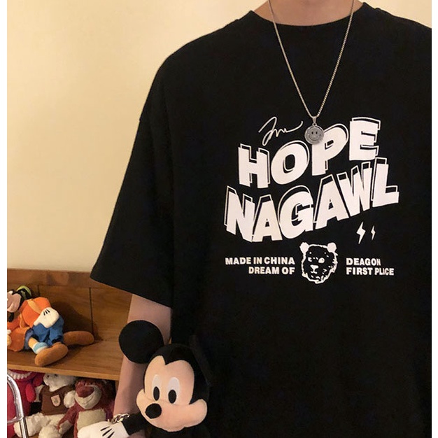 Áo thun phông nam form rộng Familylove - Mẫu áo thun nam tay lỡ HOPE NAGAWL chất Cotton 100% cao cấp