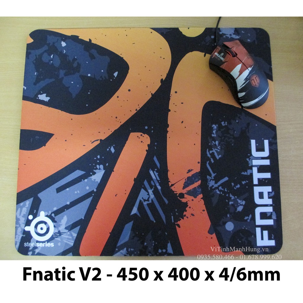 Lót chuột - Mouse Pad QCK+ Team: Navi – Fnatic - Dota 45cm x 40cm x 4mm.