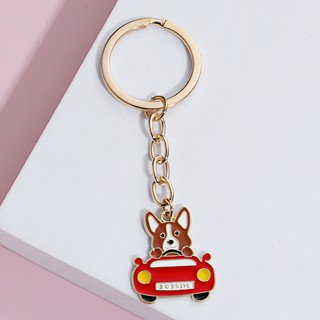 Móc Khóa Hình Chú Chó corgi Đáng Yêu