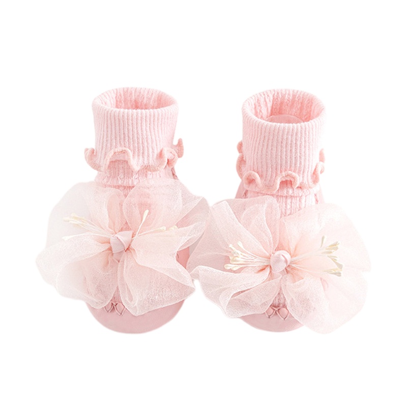 1 Đôi Tất Cotton Mềm Chống Trượt Cho Bé Tập Đi