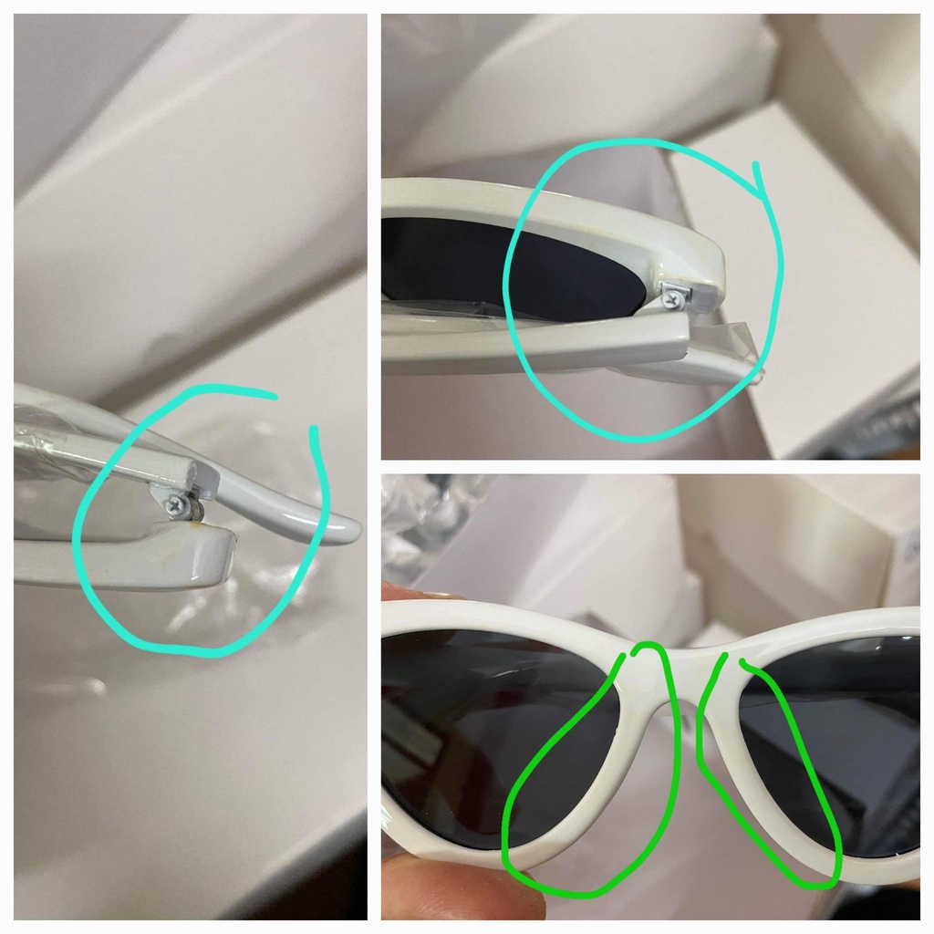 Gọng lỗi giá sale - Kính mát nữ tròn LILYEYEWEAR chống UV400