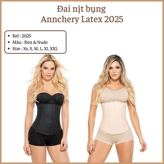 Đai nịt bụng Annchery Latex 2025 🔥 MẪU MỚI 🔥 đai nịt bụng siết eo tốt giúp sinh nhiệt hoàn hảo đốt cháy mỡ nhanh