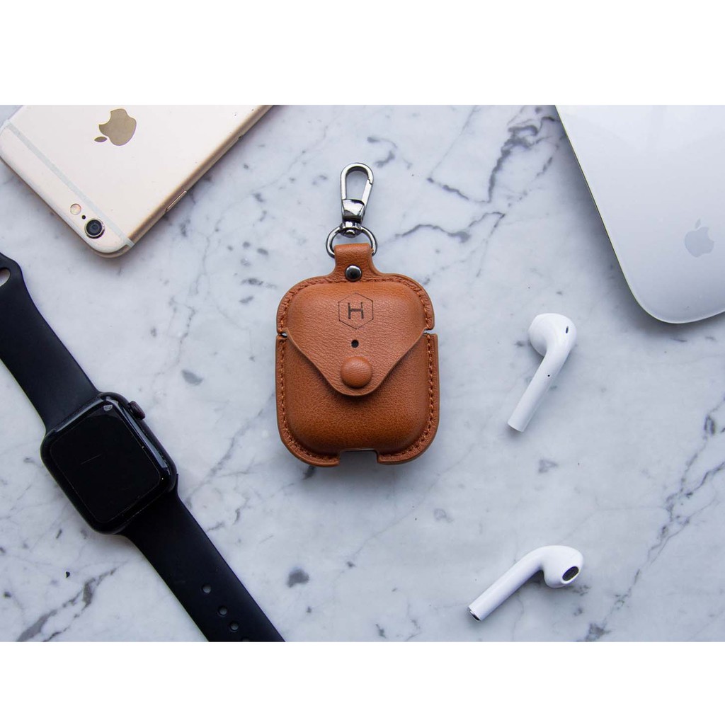 Lux Airpod2 HAVIAS bao da Airpod thời trang thật 100% Vachetta Premium
