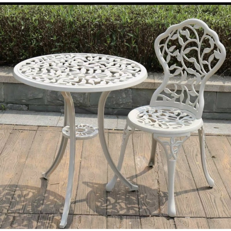 Bộ bàn ghế sân vườn nhôm đúc