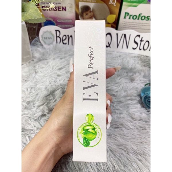 Lọ dung dịch vệ sinh EVA Perfect 100ml hỗ trợ giảm nấm ngứa, viêm nhiễm, chiết xuất tinh dầu bạc hà dành cho nam và nữ