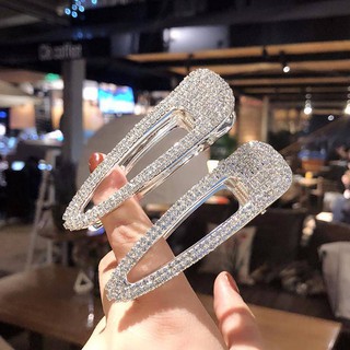 HK007 Kẹp tóc cườm đá nhân tạo Luxury