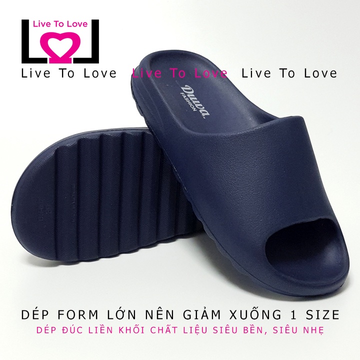 Dép bánh mì nam siêu nhẹ DUWA - Hàng chính hãng - LN971
