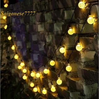 Dây Đèn Led Xài Điện Đèn Led Bóng Tròn Cherry Ball Pha Lê Trang Trí Decor Lễ Tết Tiệc Noel Halloween