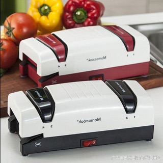 [HÀNG CHÍNH HÃNG] MÁY MÀI DAO KÉO sử dụng điện 220V thông minh Momscook - Bảo hành 6 tháng - Tặng kèm 2 viên đá mài