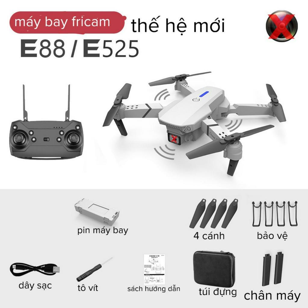 Máy bay Flycam E88 - 1 camera 4K, dùng sạc điện usb ( tặng túi đựng