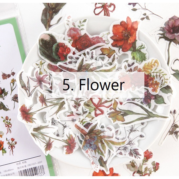 Set 30-80 sticker trang trí planner STG075