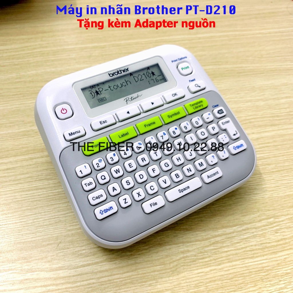 Máy in nhãn Brother PT-D210 Tặng kèm Adapter nguồn | WebRaoVat - webraovat.net.vn