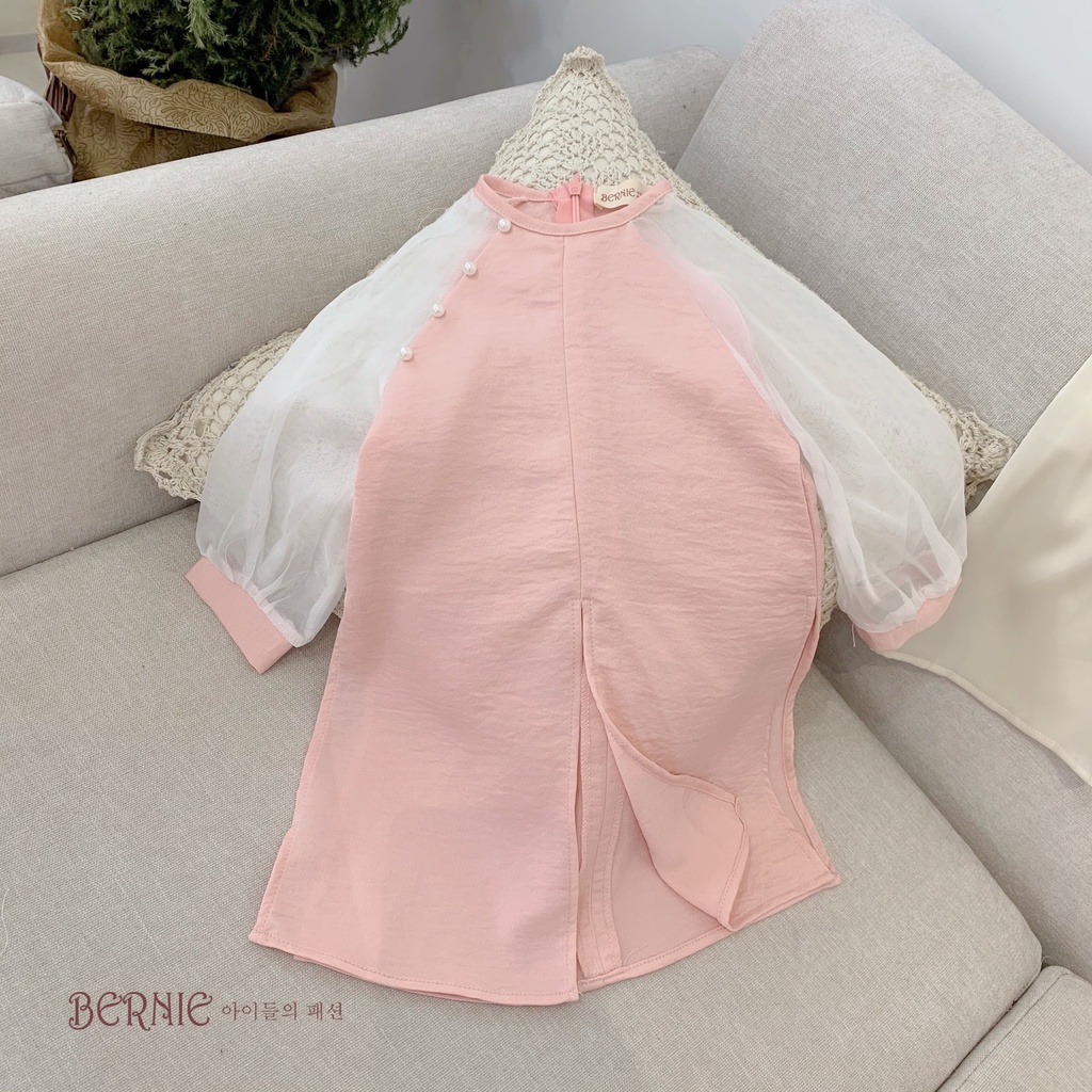 Áo dài bé gái - áo dài cách tân bé gái 9-22kg