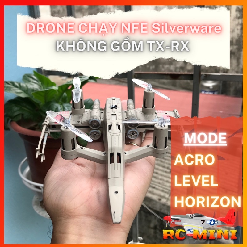 Racing quad brushed motor, chạy FC NFE-Silverware (không gồm TX-RX)