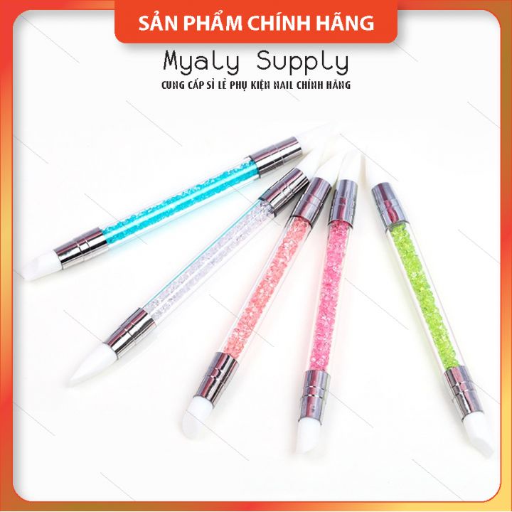 Bút Silicon Nail Mềm Dẻo Cán Đá Nặn Hoa 5 Cây SP000212