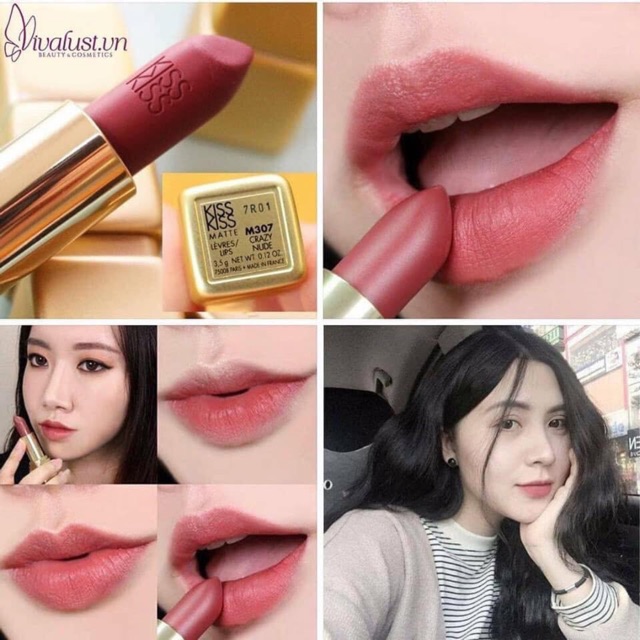 Mua 1 son tang 1 tui. Son Guerlain kiss kiss matte có sẵn.