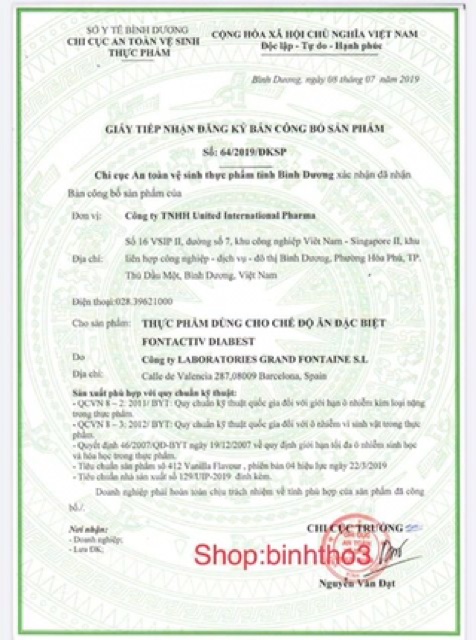 💊 SỮA FontActiv diaBest CHO NGƯỜI TIỂU ĐƯỜNG