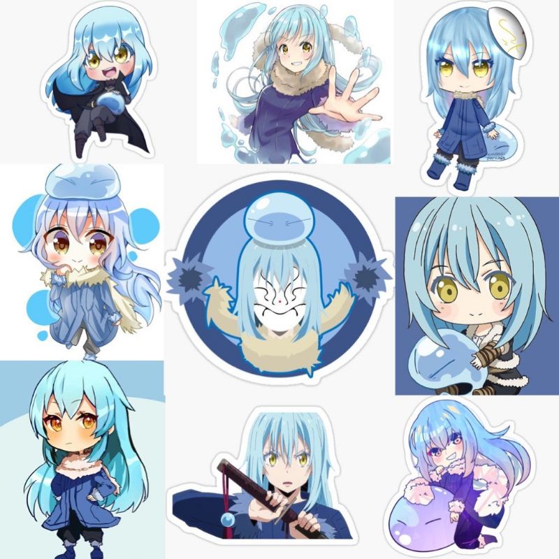 10-60 hình dán Stickers Rimuru Tempest-Tensei Shitara Slime Datta Ken decal