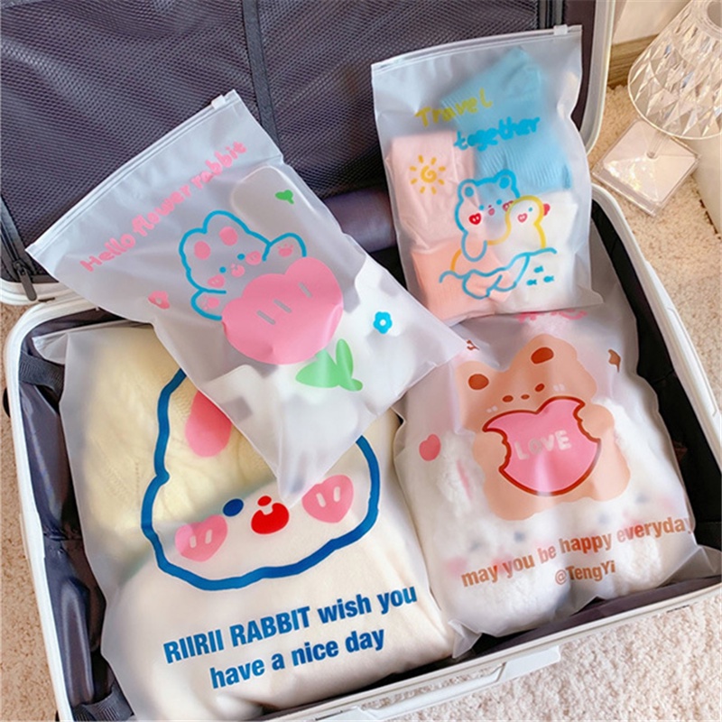 Set 3 Túi Đựng Mỹ Phẩm Trong Suốt Tiện Dụng Khi Đi Du Lịch