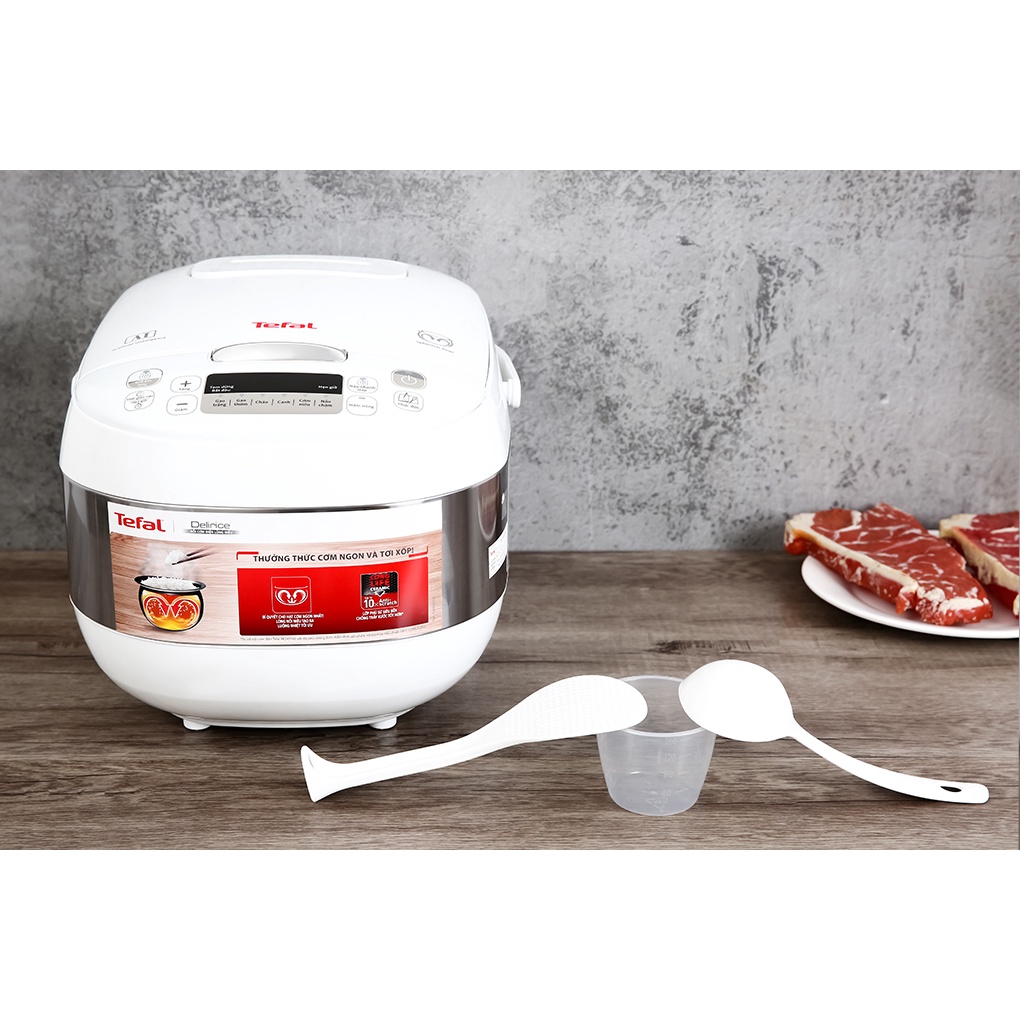 [Bảo hành 24 tháng] Nồi cơm điện tử Tefal RK752168 1.8L