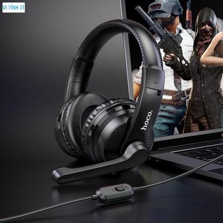 Tai nghe chụp tai w103 hoco cho điện thoại,máy Tính,Laptop, chơi game Liên Quân Pubg hỗ trợ mic đàm thoại chính hãng