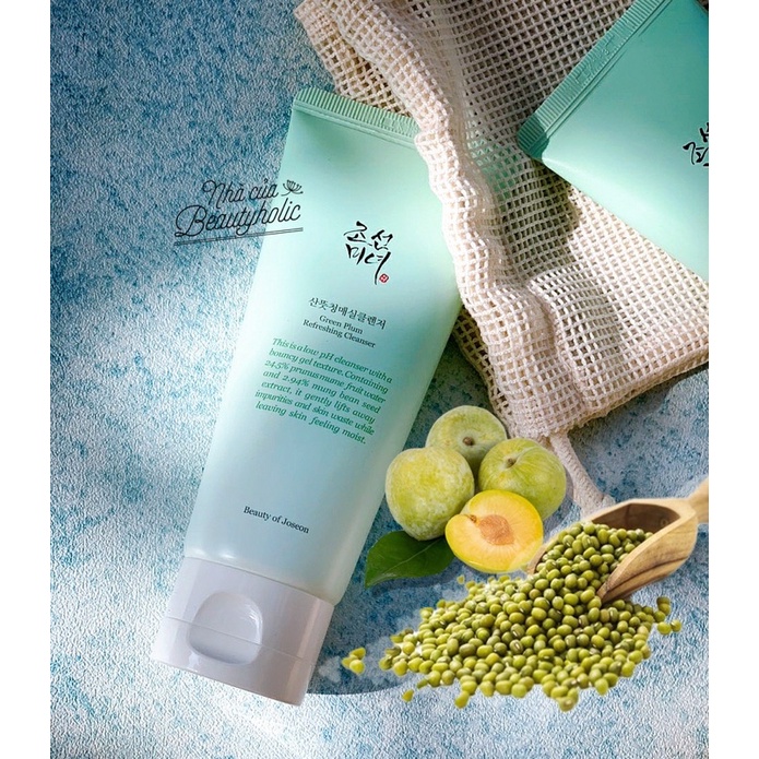 Sữa rửa mặt mận xanh Beauty Of Joseon Green Plum Refreshing Cleanser