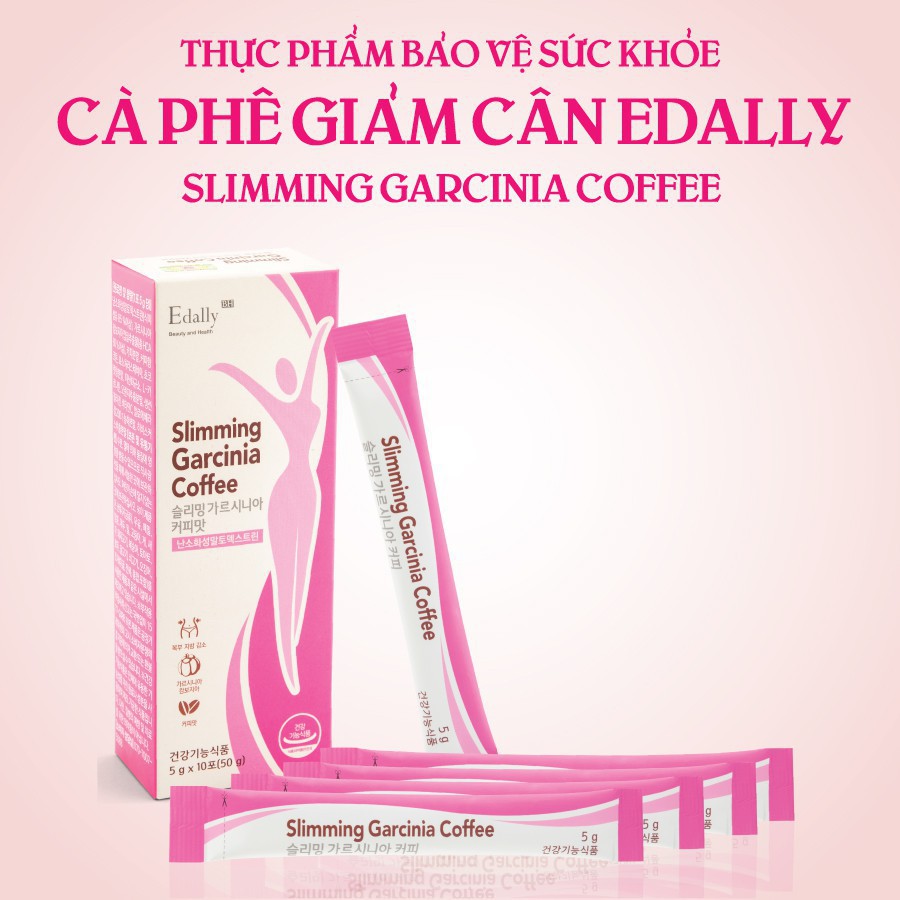 Cafe giảm cân Edally Slimming Garcinia Coffee( hộp 10 gói)