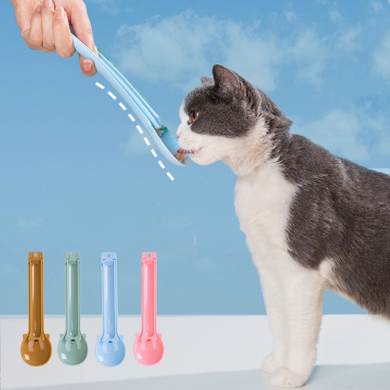 Muỗng Múc Thức Ăn Cho Thú Cưng Bằng Nhựa Đa Năng Tiện Dụng