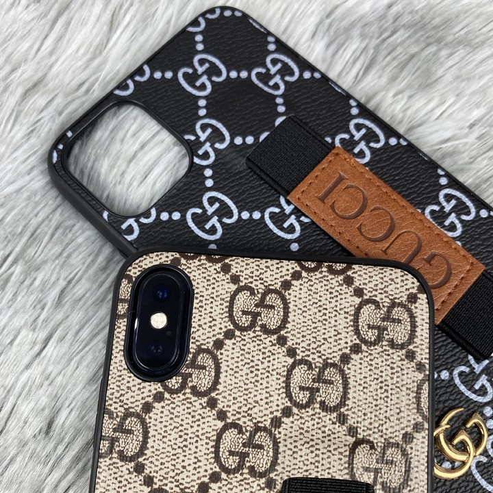 Ốp Lưng Da G.U.C.C.I Có Logo Nổi Cho iPhone7/8/7Plus/8Plus/X/XS/XR/XSMax/11/11Pro/11ProMax - Mã TZAC290