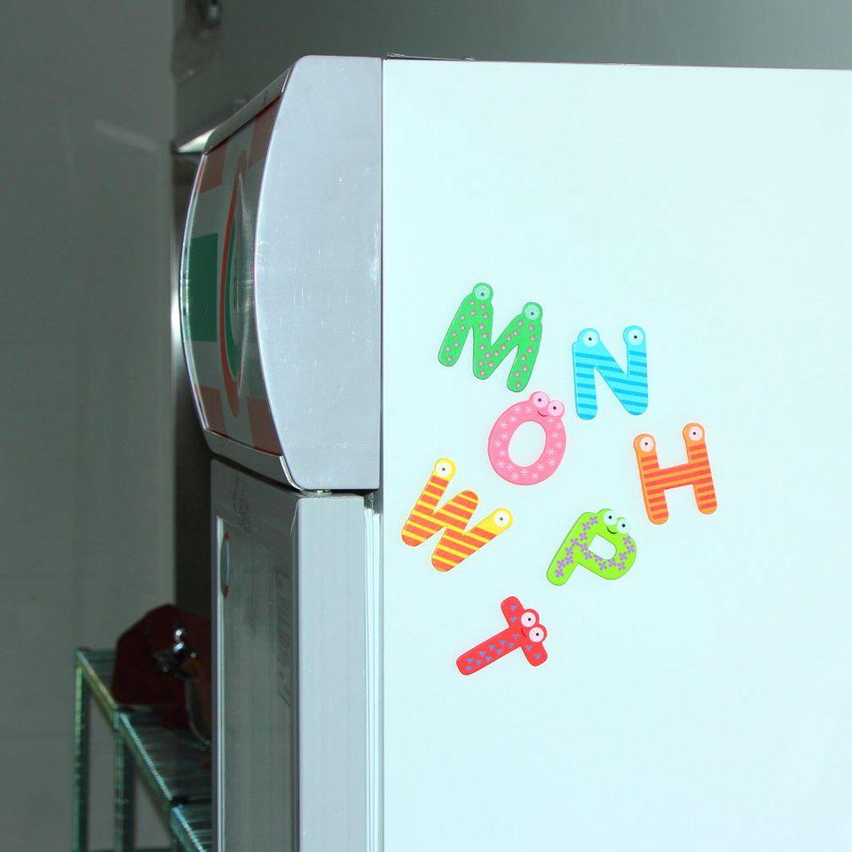 Bộ chữ cái bằng gỗ có nam châm cho bé học bảng chữ cái từ A-Z