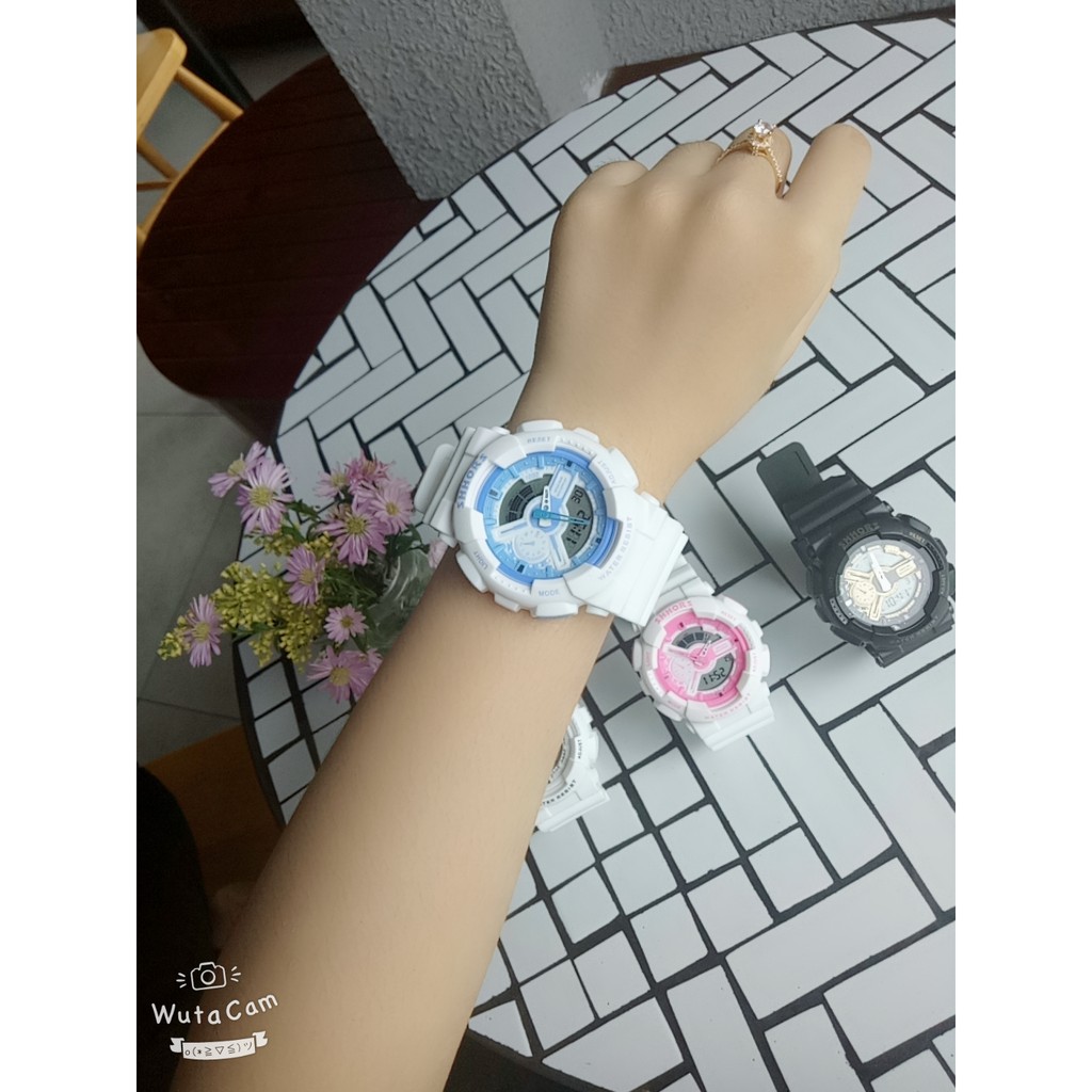Đồng Hồ Nam Nữ Thể Thao Shhors Điện Tử Dây Cao Su SA011h 50gr | BigBuy360 - bigbuy360.vn