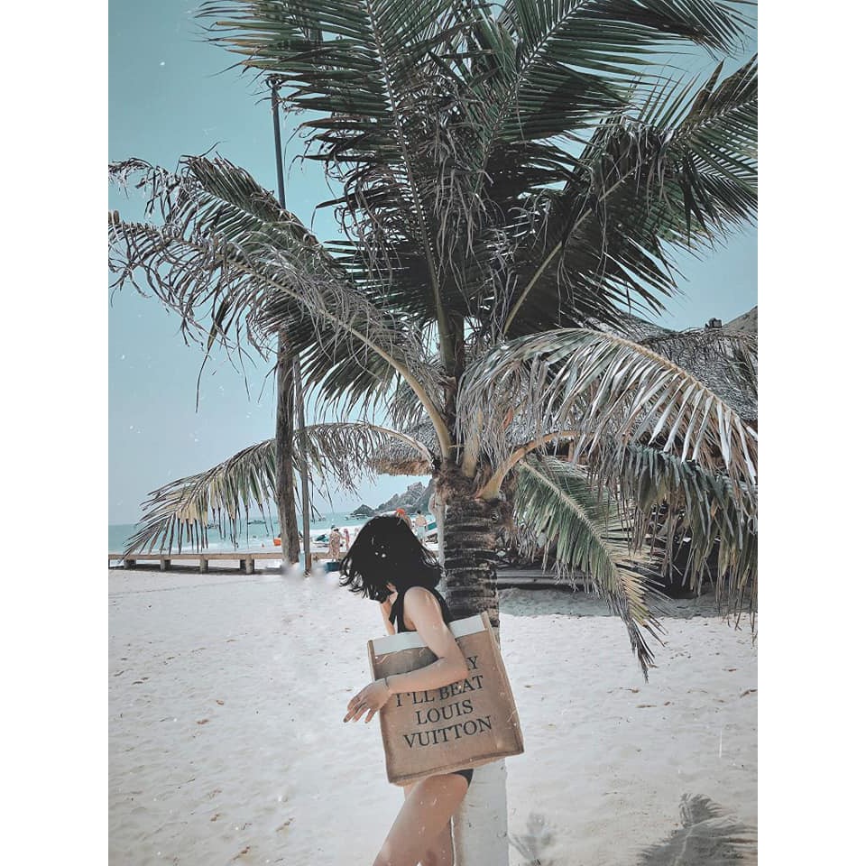 𝗧𝗨𝗜𝗦𝗢𝗠𝗘𝗗𝗔𝗬 túi đi biển sợi đay Túi Someday