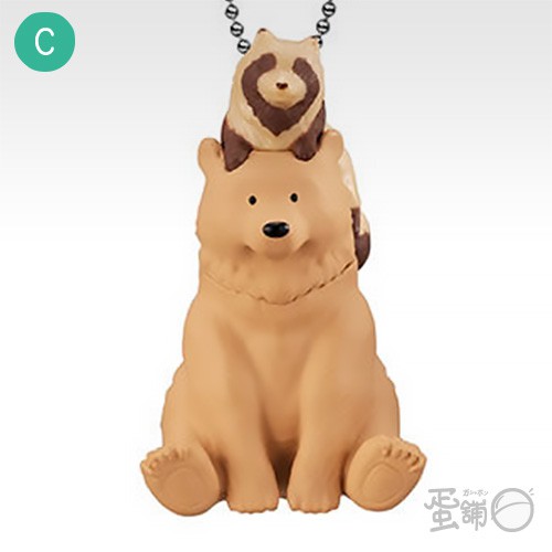 Đồ chơi Gacha Bandai móc khoá mô hình gấu và chồn tanuki đáng yêu 5cm cập nhật thường xuyên