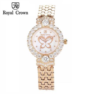 Đồng hồ nữ royal crown 3844 rose gold