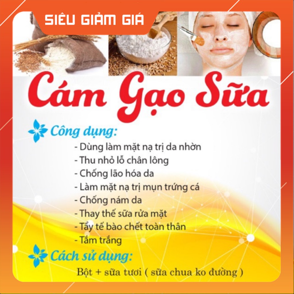 Cám Gạo Sữa Hàng Handmade