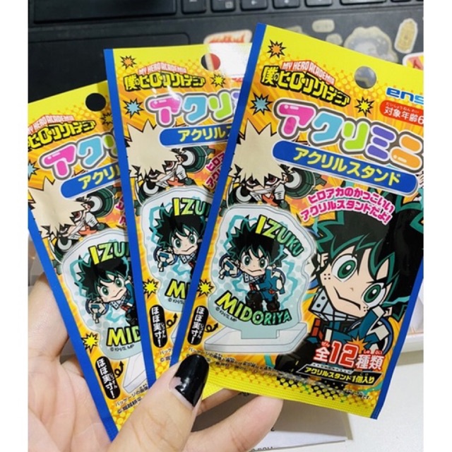My Hero Academia pack nhân phẩm random mini standee chibi Bakugo Shoto Izuku Ochaco Aizawa