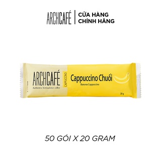 Combo 2 Túi Cà phê Cappuccino Chuối Archcafe  (túi 50 gói x 20g)