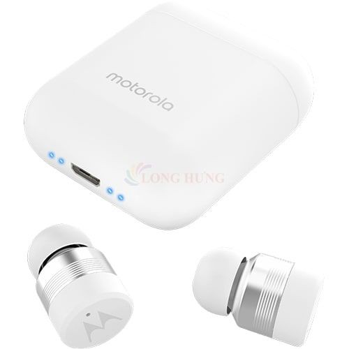 Tai nghe Bluetooth True Wireless Motorola Verve Buds 110 - Hàng chính hãng - Chống nước chuẩn IPX4