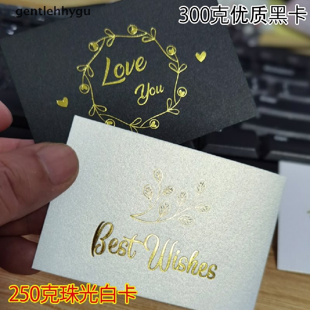 Set 50 Tấm Thiệp Mời Sinh Nhật / Đám Cưới In Chữ thank you Thẻ