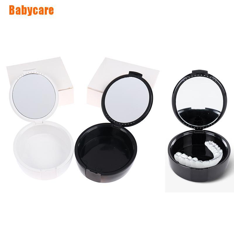 Hộp Đựng Răng Chống Thấm Nước Kèm Gương Tiện Lợi