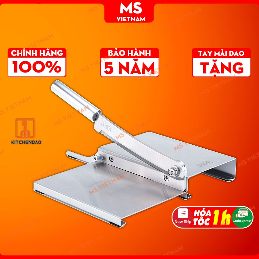 Dao Chặt Gà, Vịt, Sườn, Thịt Đông, Thuốc và Rau Củ Quả KD0142 - Tặng Tay Mài Dao - MS Vietnam Plus