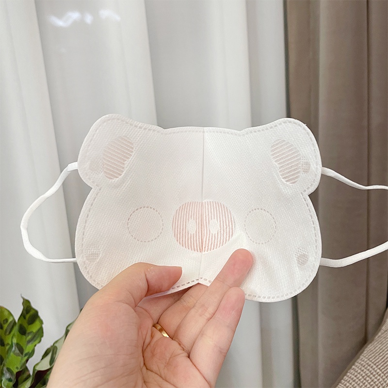 Cá Tuyết 10 Chiếc Hoạt Hình Dễ Thương Hình Heo Con Trẻ Em Mặt Nạ 3d Thoáng Khí Khẩu Trang Cho 1-13 Năm 3 Lớp ultraman Mặt Nạ
