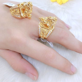 Nhẫn nam hình kỳ lân phong thủy