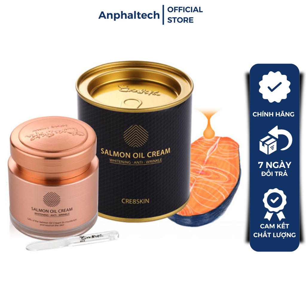 Kem Dưỡng Cá Hồi Cre8skin Salmon Oil Cream Chính Hãng Hàn Quốc