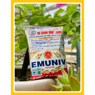 Chế Phẩm Vi Sinh Gói Ủ Phân Và Rác Thải Emuniv - 200 Gram - Chế Phẩm Vi Sinh BMT