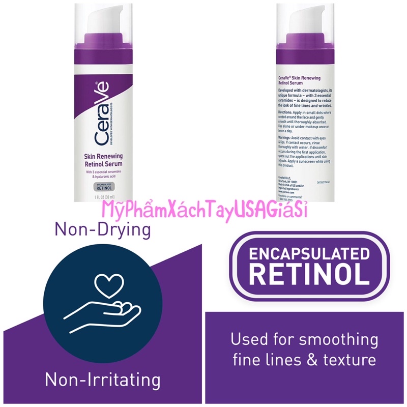 [HàngMỹ]Serum dưỡng da chống lão hóa Cerave Skin Renewing Cream Serum