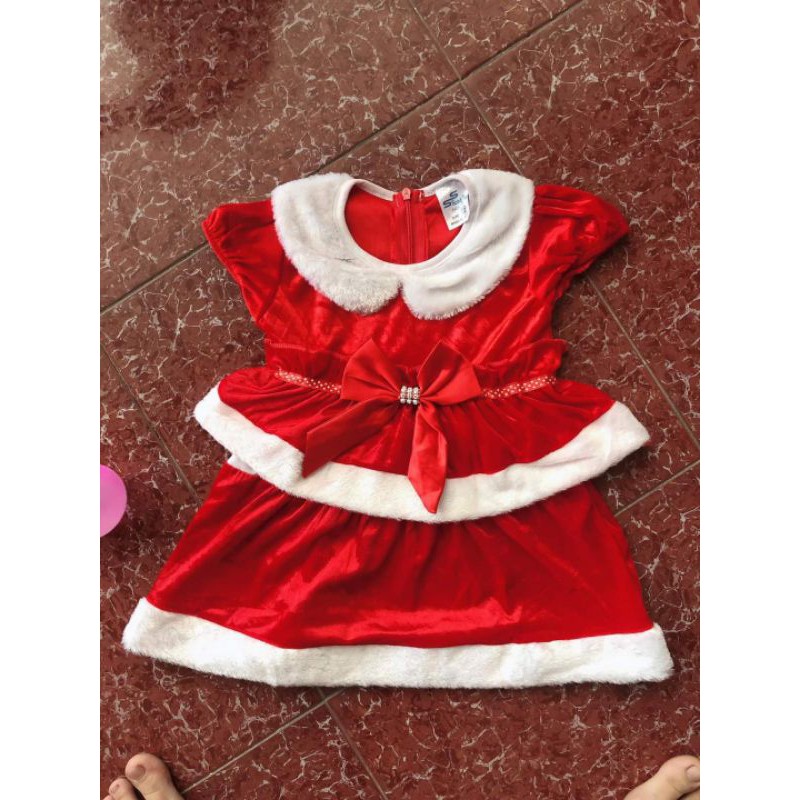 Váy Noel 2 tầng cho bé gái